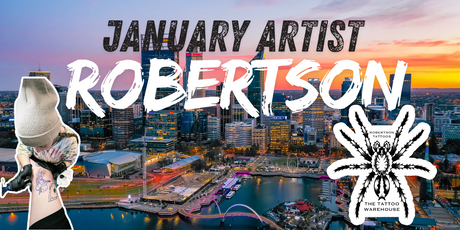 January Artist Sticker - Robertson.Tattoos