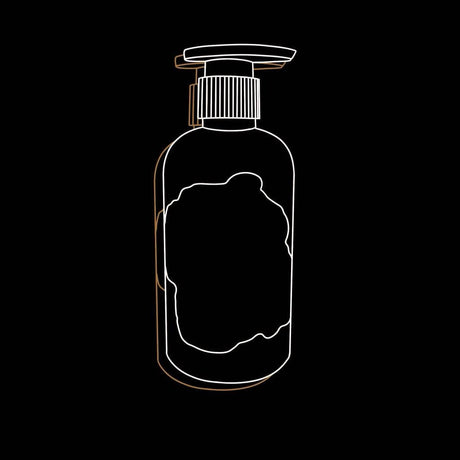 Outline bottle of stencil adhesive for Tattoo Stencils